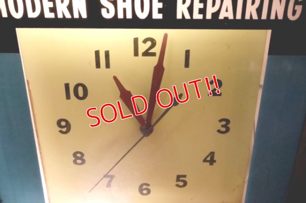 画像3: dp-251201-01 CAT'S PAW CAT-TEX / 1950's Advertising Lighted Clock