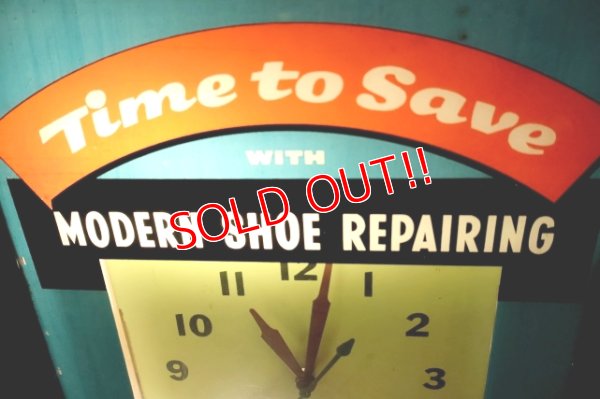 画像2: dp-251201-01 CAT'S PAW CAT-TEX / 1950's Advertising Lighted Clock