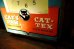 画像4: dp-251201-01 CAT'S PAW CAT-TEX / 1950's Advertising Lighted Clock (4)