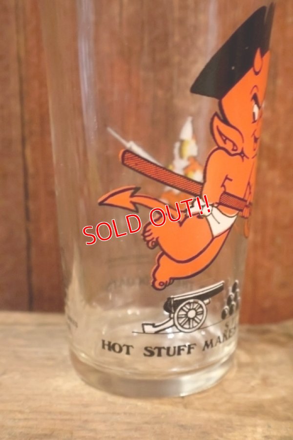 画像2: gs-251201-01 Hot Stuff / Arby's 1970's Novelty 11 oz. Glass
