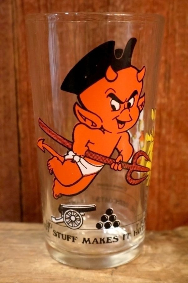 画像1: gs-251201-01 Hot Stuff / Arby's 1970's Novelty 11 oz. Glass