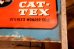 画像21: dp-251201-01 CAT'S PAW CAT-TEX / 1950's Advertising Lighted Clock (21)
