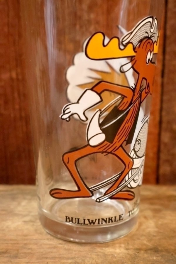 画像2: gs-251201-14 Bullwinkle / Arby's 1970's Novelty 11 oz. Glass