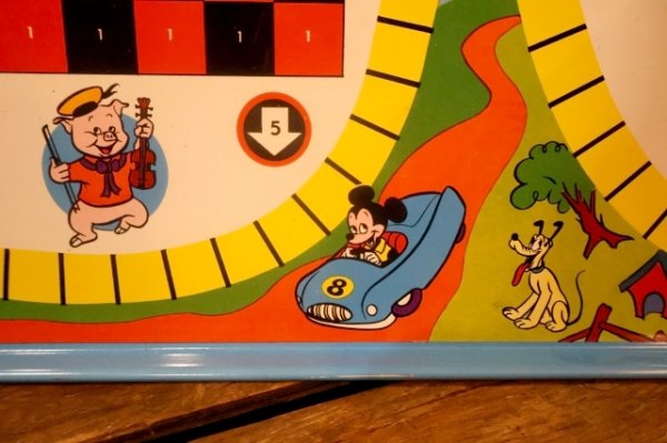 画像8: ct-251105-71 Walt Disney's / Pressman Toy Corp. 1960's Tin Game Tray