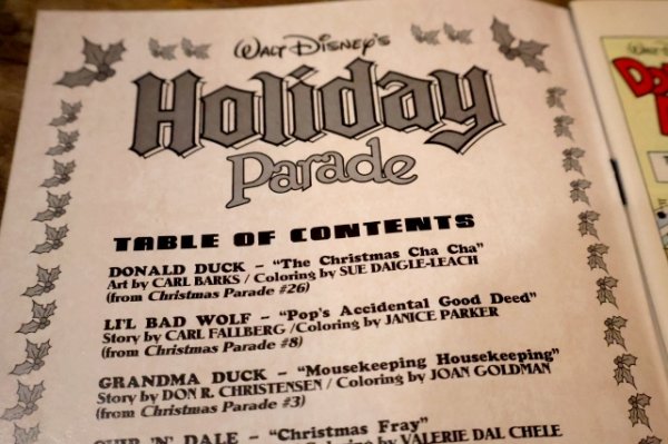 画像8: ct-251201-06 Walt Disney's Holiday Parade 1991 Comic