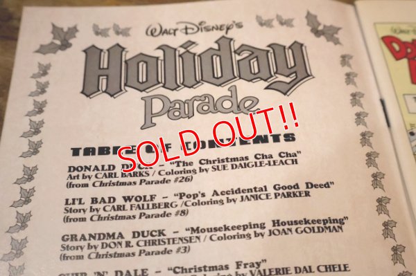 画像8: ct-251201-06 Walt Disney's Holiday Parade 1991 Comic