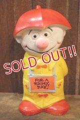 ct-251201-54 PLAY PAL PLASTIC. 1971 Marty "For A Rainy Day" Coin Bank