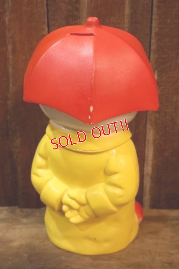 画像6: ct-251201-54 PLAY PAL PLASTIC. 1971 Marty "For A Rainy Day" Coin Bank