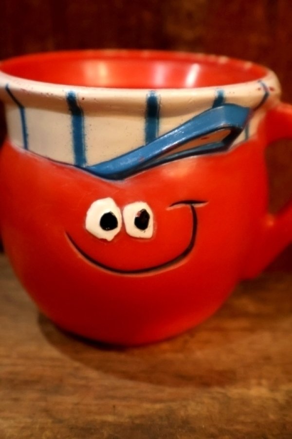 画像2: ct-251201-51 Pillsbury / Funny Face Plastic Mug 1969  "Choo Choo Cherry"