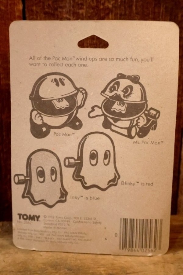 画像7: ct-251105-80 Ms. PAC MAN / TOMY 1982 Wind Up Toy