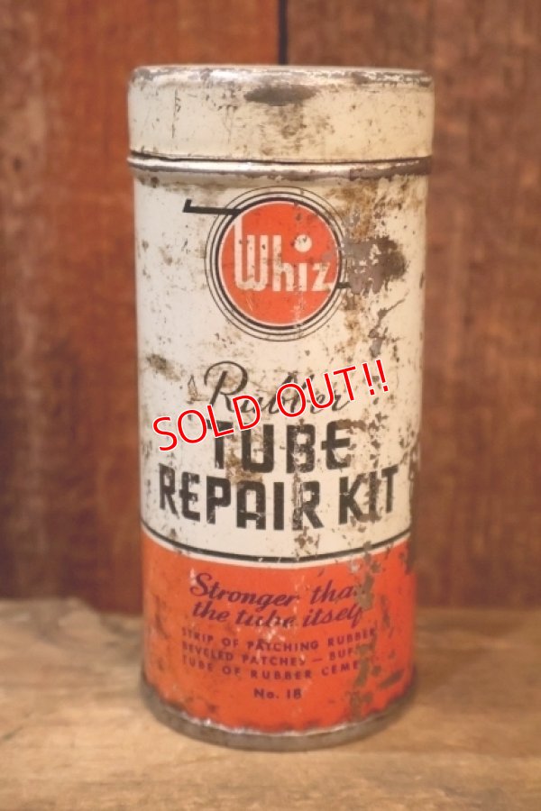 画像1: dp-251008-87 Whiz Rubber TUBE REPAIR KIT TIN CAN
