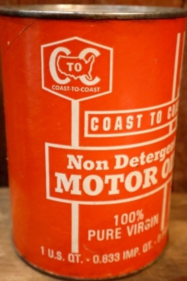 画像2: dp-251008-87 COAST-TO-COAST Non Detergent MOTOR OIL One U.S. Quart Can