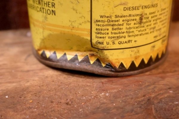 画像4: dp-251008-87 SHALER RISLONE "The Oil Alloy" One U.S. Quart Can