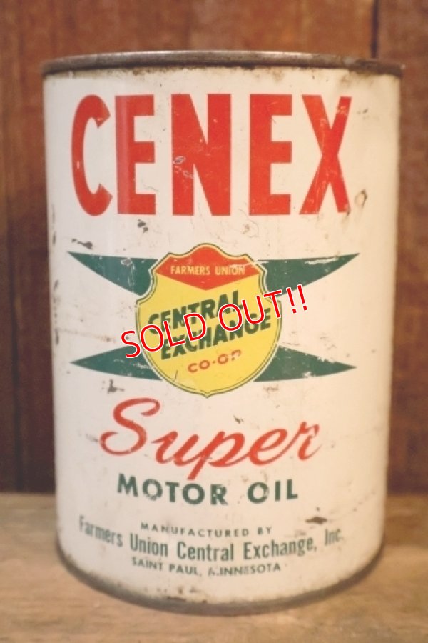 画像1: dp-240508-54 CENEX Super MOTOR OIL One U.S. Quart Can