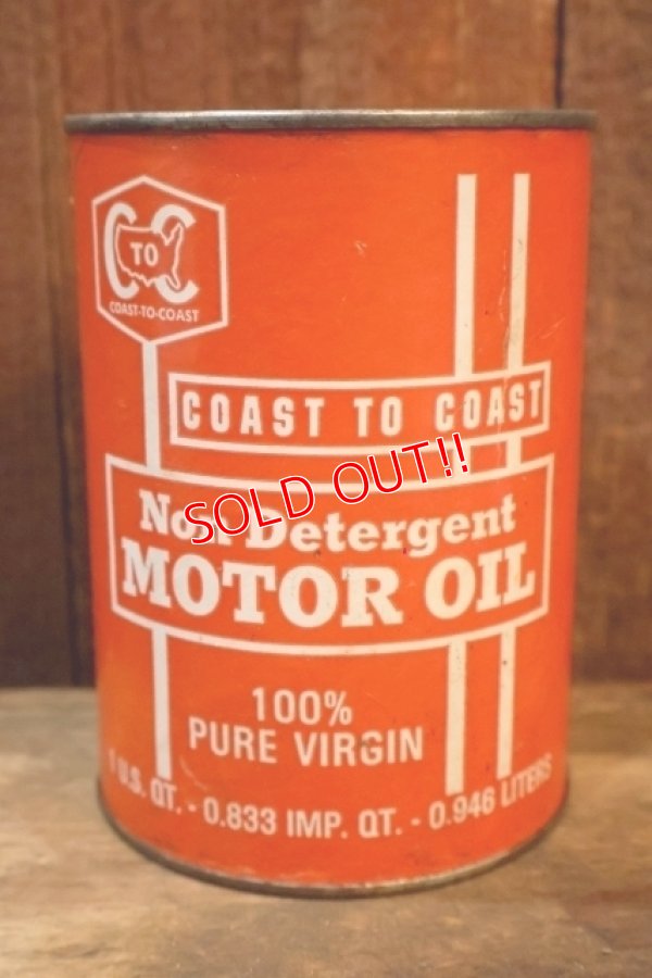 画像1: dp-251008-87 COAST-TO-COAST Non Detergent MOTOR OIL One U.S. Quart Can