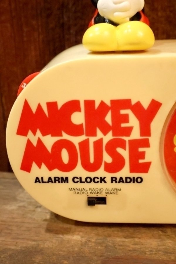 画像4: ct-251201-50 Mickey Mouse / CONCEPT 2000 1970's Alarm Clock Radio