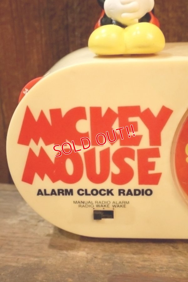 画像4: ct-251201-50 Mickey Mouse / CONCEPT 2000 1970's Alarm Clock Radio