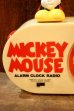 画像4: ct-251201-50 Mickey Mouse / CONCEPT 2000 1970's Alarm Clock Radio (4)