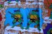 画像2: ct-251201-31 Teenage Mutant Ninja Turtles TMNT / 1988 Flat Sheet (Twin Size) (2)