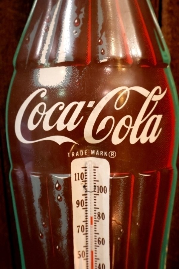 画像2: dp-250804-03 Coca-Cola / 1950's-1960's Bottle Thermometer