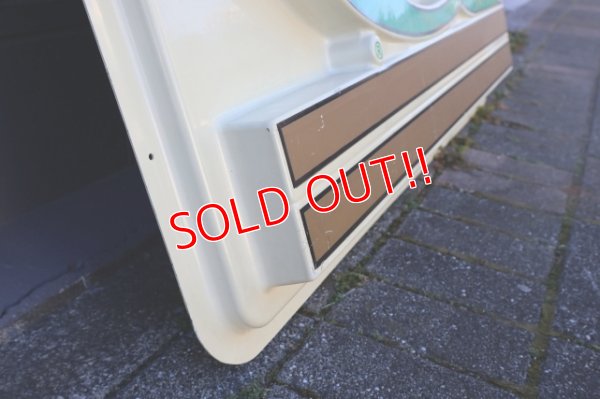 画像12: dp-250531-08 【※店頭ピックのみ】Quaker State 1980's Large Plastic Sign