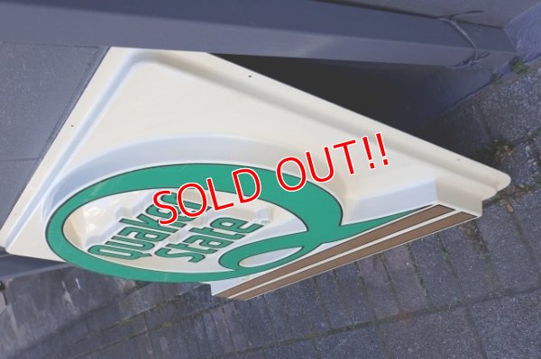 画像10: dp-250531-08 【※店頭ピックのみ】Quaker State 1980's Large Plastic Sign