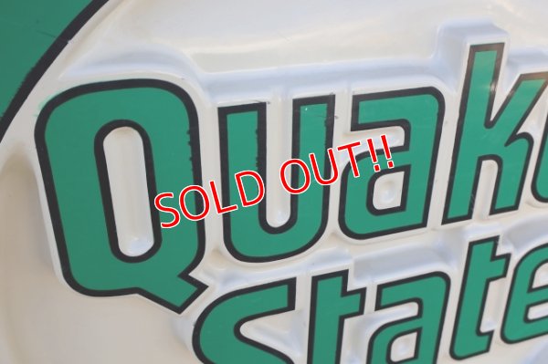画像2: dp-250531-08 【※店頭ピックのみ】Quaker State 1980's Large Plastic Sign