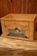 画像1: dp-251201-19 Libby McNeill & Libby ROAST BEEF 1950's Wood Box (1)