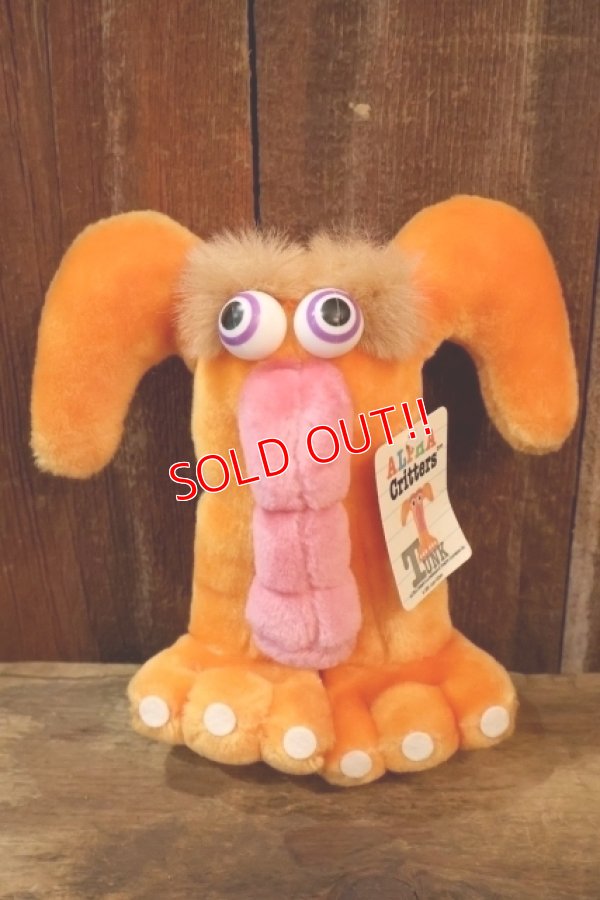 画像1: ct-260106-20 ALPHA Critters 1986 "TUNK" PLUSH DOLL
