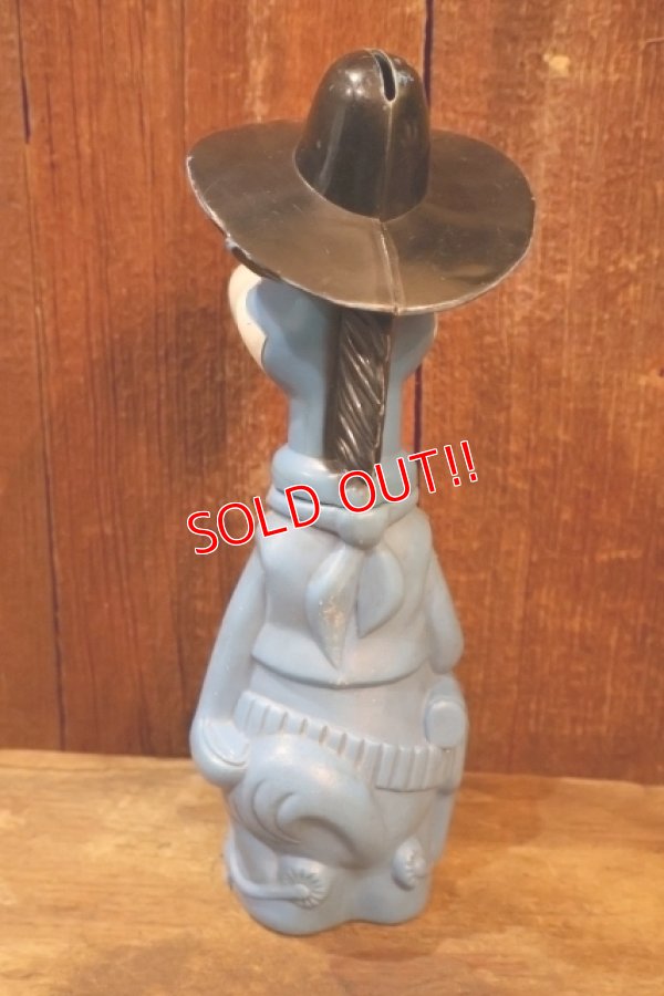 画像5: ct-251201-27 Quick Draw McGraw / Knickerbocker 1960's Plastic Coin Bank
