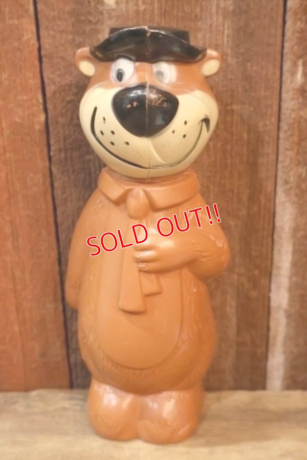 画像1: ct-251201-23 Yogi Bear / Knickerbokcer 1960's Plastic Coin Bank