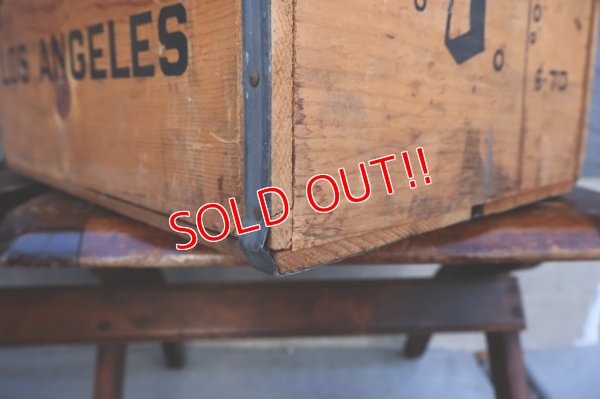 画像14: dp-260106-08 SEVEN UP BOTTLING CO. OF LOS ANGELS 7 Up / 1970's Wood Box