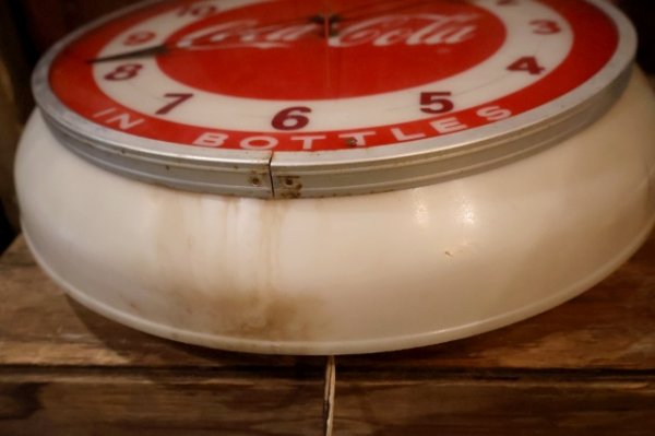 画像13: dp-260106-11 Coca-Cola / Dualite 1950's Lighted Sign Clock