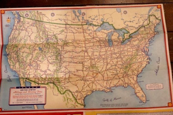 画像6: dp-240605-06 SHELL 1930's-1940's Road Map "INDIANA"