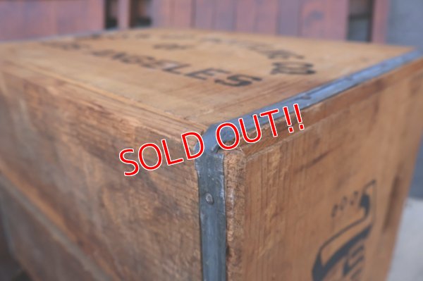 画像12: dp-260106-08 SEVEN UP BOTTLING CO. OF LOS ANGELS 7 Up / 1970's Wood Box