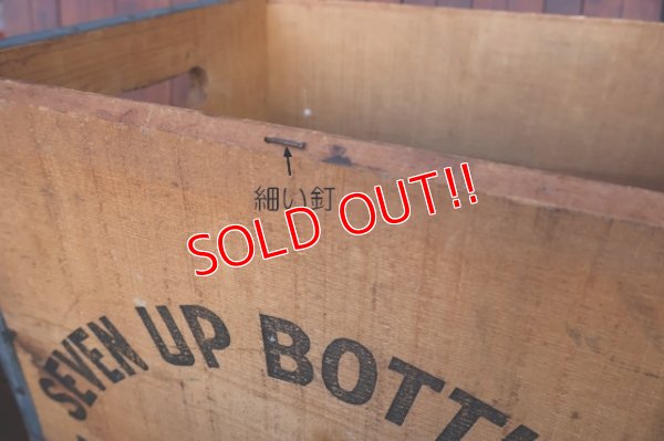 画像10: dp-260106-08 SEVEN UP BOTTLING CO. OF LOS ANGELS 7 Up / 1970's Wood Box