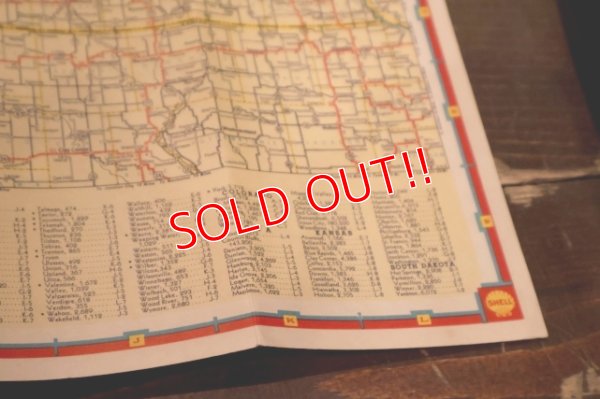 画像5: dp-240605-06 SHELL 1930's-1940's Road Map "NEBRASKA"