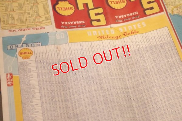 画像9: dp-240605-06 SHELL 1930's-1940's Road Map "NEBRASKA"