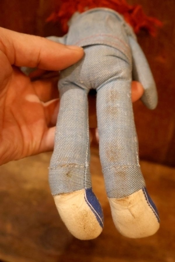 画像9: ct-251201-49 LEVI'S / Knickerbocker 1970's Denim Rag Doll Boy