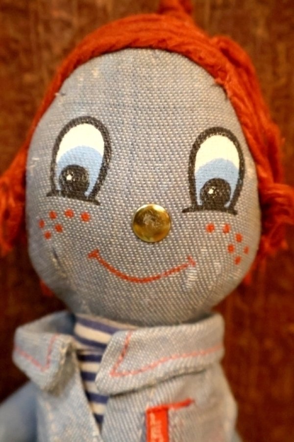 画像2: ct-251201-49 LEVI'S / Knickerbocker 1970's Denim Rag Doll Boy