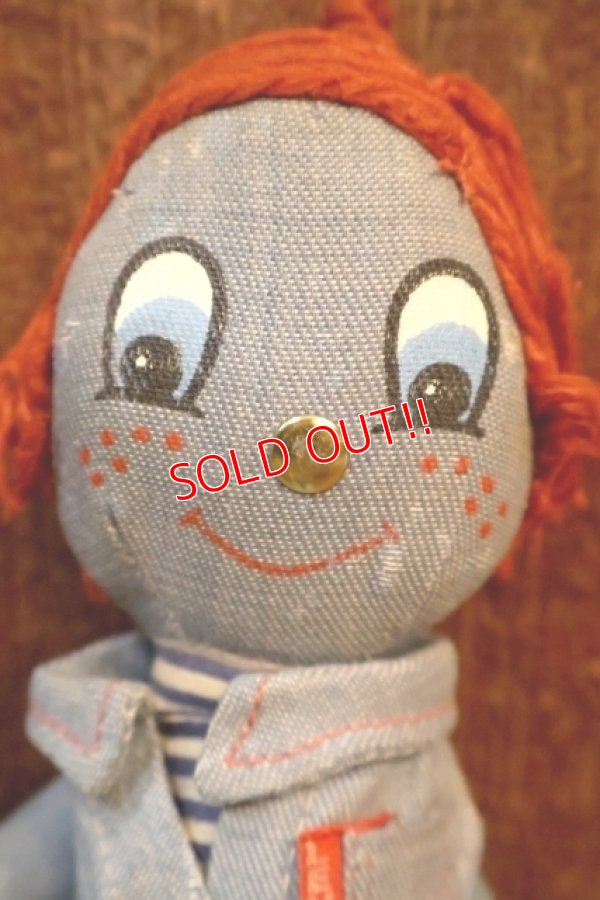 画像2: ct-251201-49 LEVI'S / Knickerbocker 1970's Denim Rag Doll Boy