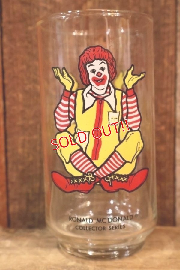 画像1: gs-260106-03 McDonald's / 1970's Collector Series "Ronald McDonald" Glass