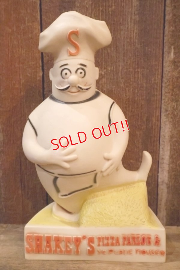 画像1: ct-251201-50 Shakey's / 1970's Soft Vinyl Coin Bank