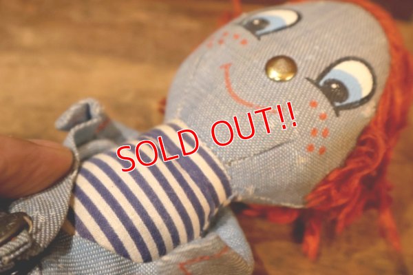 画像11: ct-251201-49 LEVI'S / Knickerbocker 1970's Denim Rag Doll Boy