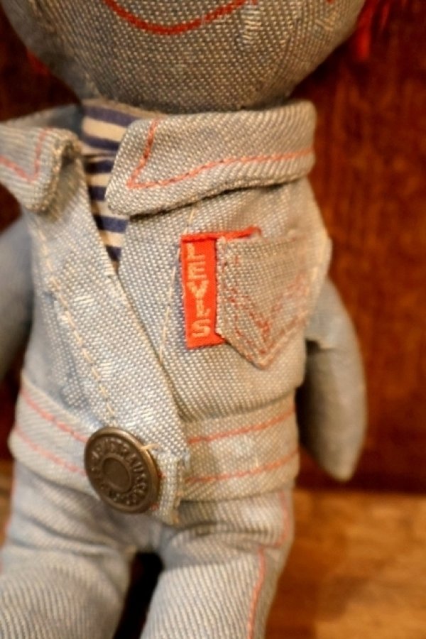 画像3: ct-251201-49 LEVI'S / Knickerbocker 1970's Denim Rag Doll Boy