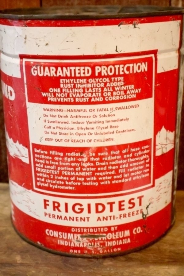 画像5: dp-250618-28 FRIGIDTEST PERMANENT-ANTIFREEZE ONE U.S. GALLOS CAN