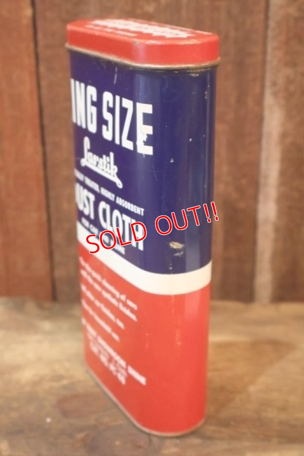 画像4: dp-260106-04 The Las-Stik Manufacturing Co. 1950's KING SIZE DUST CLOTH CAN