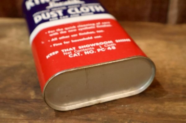 画像8: dp-260106-04 The Las-Stik Manufacturing Co. 1950's KING SIZE DUST CLOTH CAN