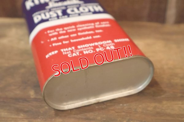 画像8: dp-260106-04 The Las-Stik Manufacturing Co. 1950's KING SIZE DUST CLOTH CAN