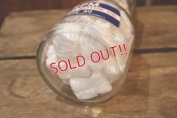 画像9: dp-251008-87 STANDARD OIL COMPANY OF CALIFORNIA 1950's RPM SAE 30 MOTOR OIL BOTTLE